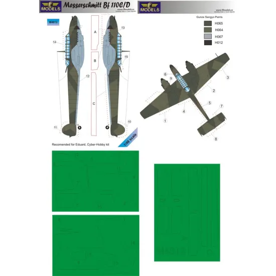 LF Models M4813 1/48 Messerschmitt Bf 110C/D