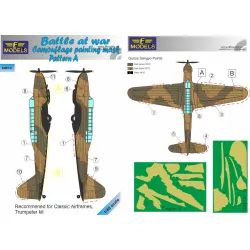 LF Models M48131 1/48 Battle at war Camouflage Painting Mask Patten A