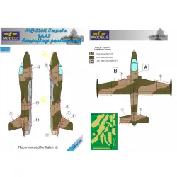 LF Models M48136 1/48 MB 326K Impala SAAF Camouflage Painting Mask