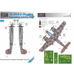 LF Models M48141 1/48 Ta 154A-0 Moskito Camouflage Painting Mask