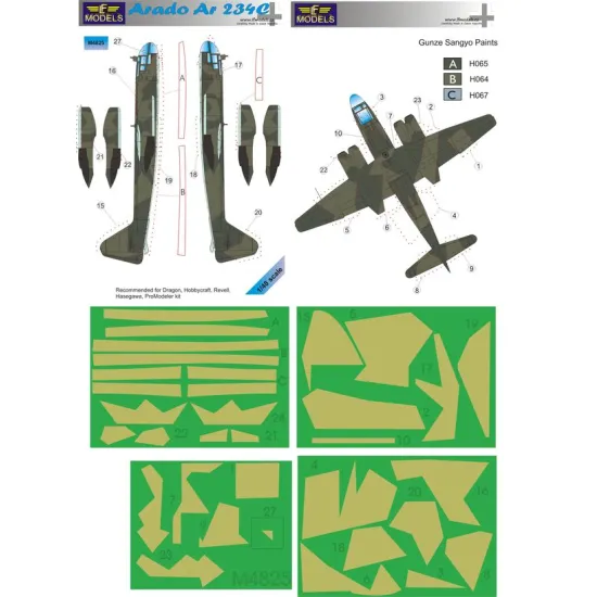 LF Models M4825 1/48 Arado Ar 234C