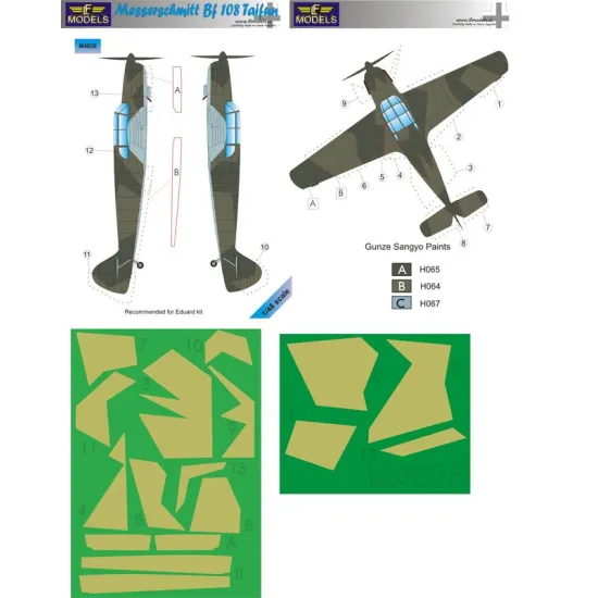 LF Models M4826 1/48 Messerschmitt Bf 108 Taifun
