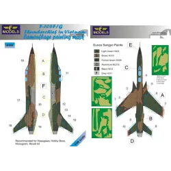 LF Models M4869 1/48 Republic F-105F/G Thunderchief Camouflage Painting Mask