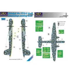LF Models M4886 1/48 Heinkel He 177A-5 Greif Camouflage Painting Mask