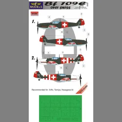 LF Models M7206 1/72 Bf 109E over Swiss