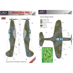 LF Models M7225 1/72 Bell Airacobra Mk. I RAF