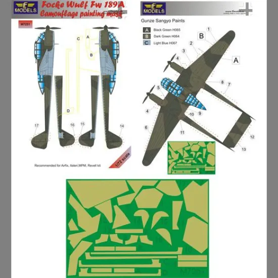 LF Models M7251 1/72 Focke Wulf Fw 189A