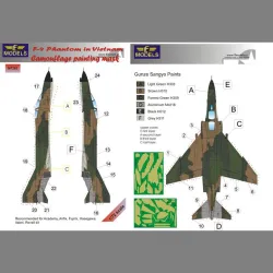 LF Models M7263 1/72 McDonnell Douglas F-4 USAF in Vietnam
