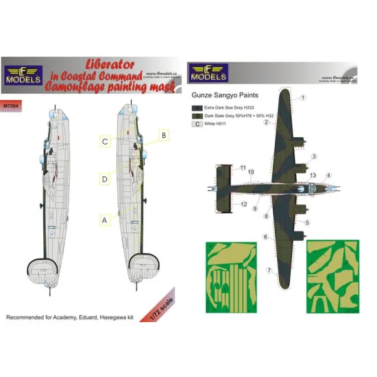 LF Models M7264 1/72 Consolidated Liberator Coastal Command