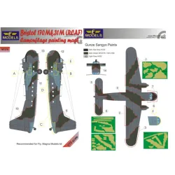 LF Models M7275 1/72 Bristol 170 Mk.31M (RCAF) Camouflage Painting Mask