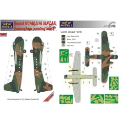 LF Models M7276 1/72 Bristol 170 Mk.31M (RNZAF) Camouflage Painting Mask