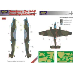 LF Models M7291 1/72 Junkers Ju 86E Camouflage Painting Mask