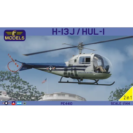 LF Models PE4410 1/144 H-13J/HUL-1 (US VIP Transport,US Navy,Brazil,Argentina,Chile)