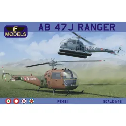 LF Models PE4811 1/48 AB 47J Ranger (Italian Navy, Army, Yugo., Danmark, Norway AF)