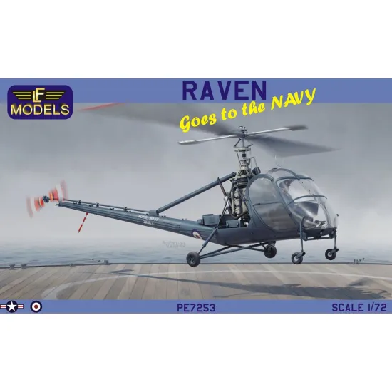 LF Models PE7253 1/72 Hiller HTE-1 / HTE-2 Raven (US Navy, Royal Navy)