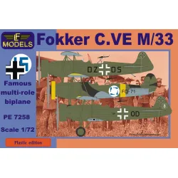 LF Models PE7258 1/72 Fokker CV.E M/33 (2x Luftwaffe, 1x Finland)