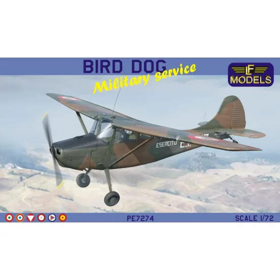 LF Models PE7274 1/72 Bird Dog Military service (Italy, France, Austria, Malta, Norway, Spain)