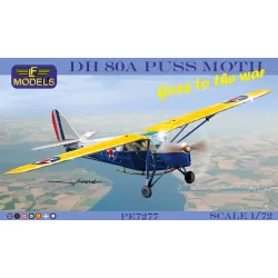 LF Models PE7277 1/72 DH 80A Puss Moth Goes to the War (1xUS Navy,1xUK,1xFrance, 1xRCAF,1xRNZAF, 1xBelgium,1xYugoslavia)