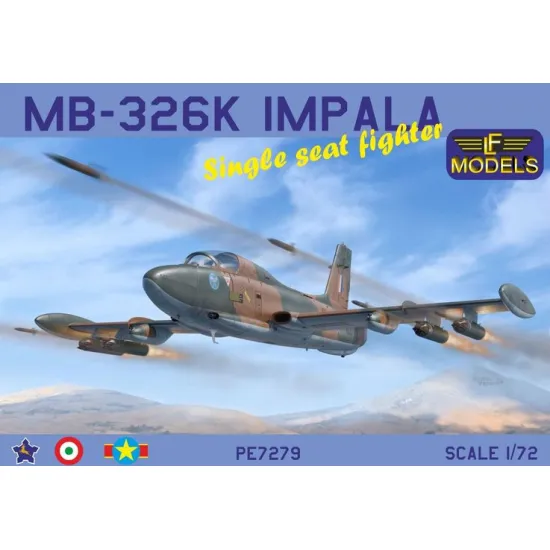 LF Models PE7279 1/72 MB-326K Impala (SAAF, Italian service, Zair service)