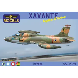 LF Models PE7282 1/72 Xavante Fighter & Trainer (2xBrazil, 1x Paraguay, 1x Togo,1x Argentina)