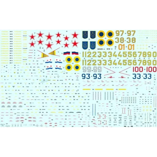 DECAL FOR YAKOVLEV YAK-38 FORGER FAMILY 1/72 BD 72050