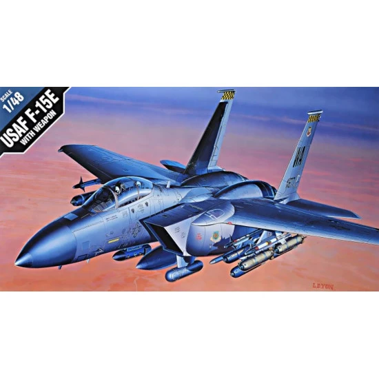 FIGHTER F-15E STRIKE EAGLE WITH WEAPONS SCALE MODEL KIT 1/48 ACADEMY 12264 FIGHTER F-15E STRIKE EAGLE WITH WEAPONS SCALE MODEL KIT 1/48 ACADEMY 12264