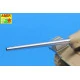 75MM GUN BARREL FOR U.S. LIGHT TANK M24 CHAFFEE, FOR BRONCO 1/35 ABER R35-L85