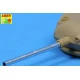 75MM GUN BARREL FOR U.S. LIGHT TANK M24 CHAFFEE, FOR BRONCO 1/35 ABER R35-L85