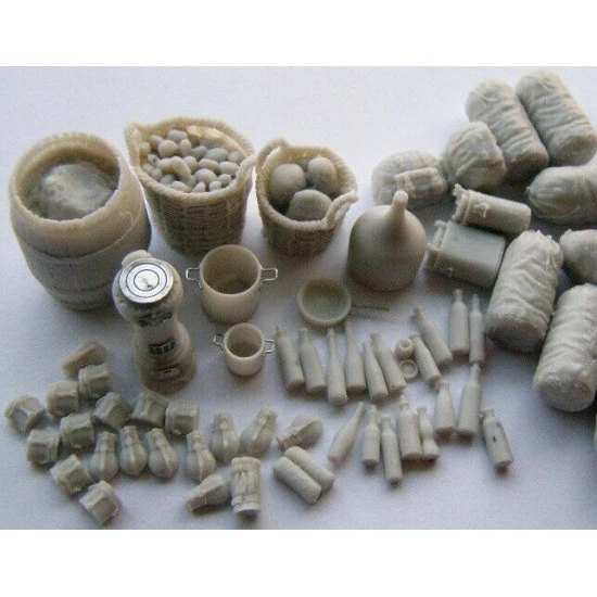 Dnepro Model DM3540 - 1/35, German Accessories set II, WWII, scale model kit