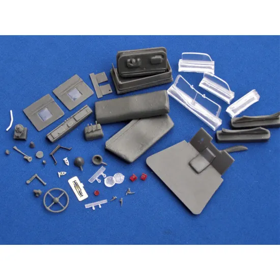 Dnepro Model DM3587 - 1/35, 1941 Ford 0,75 t Pickup, Full set parts of truck