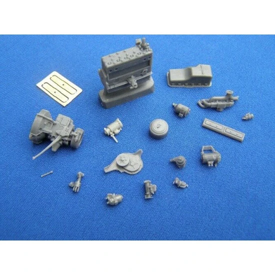Dnepro Model DM35123 - 1/35, Dodge WC series engine, scale resin model kit