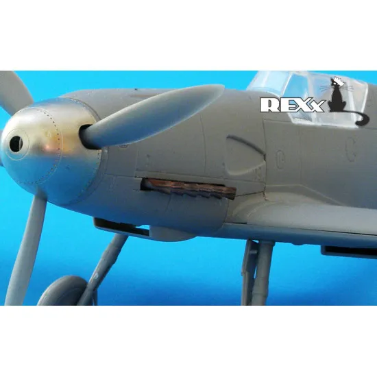 Exhaust Pipes for Bf 109F Airplane ICM 1/48 REXx 48002 Branch Pipes