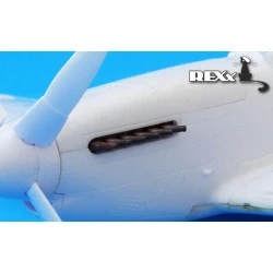 Exhaust Pipes for P-51B,C,D Without Fairing Airplane ICM, Tamiya 1/48 REXx 48006 Branch Pipes