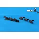 Exhaust Pipes for Spitfire Mk.V Airplane Univers. 1/48 REXx 48010 Branch Pipes
