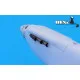 Exhaust Pipes for Spitfire Mk.V Airplane Univers. 1/48 REXx 48010 Branch Pipes