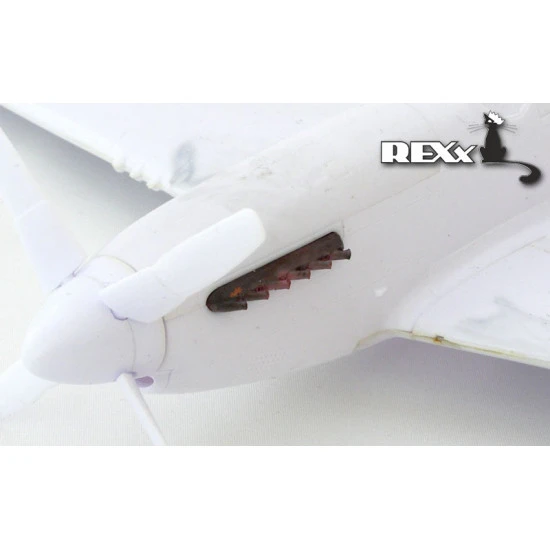 Accessories for P-51B,C,D with fairing 1/48 ReXx-48012 Branch pipe designed to be used with brand ICM, Tamiya kit