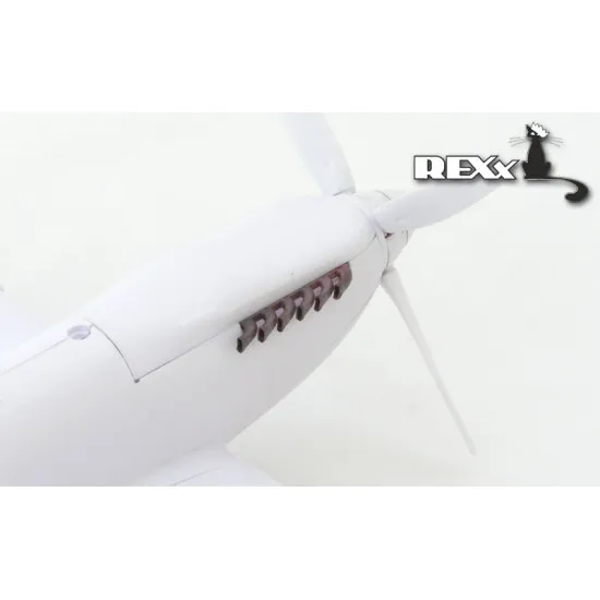 Exhaust Pipes for Spitfire Mk.IX Airplane ICM 1/48 REXx 48019 Branch Pipes