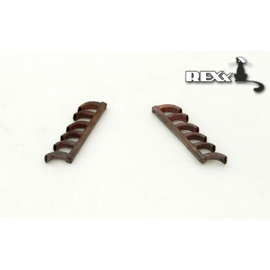 Exhaust Pipes for FW 190D Airplane Eduard 1/48 REXx 48022 Branch Pipes