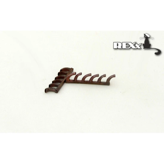 Exhaust Pipes for FW 190D Airplane Eduard 1/48 REXx 48022 Branch Pipes