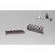 Exhaust Pipes for Bf 109E high det. Airplane Univers. 1/48 REXx 48024 Branch Pipes