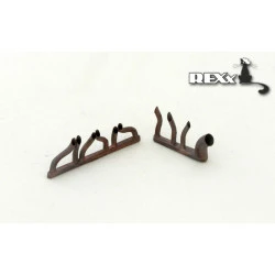 Exhaust Pipes for Polikarpov I-16 Airplane 1/48 REXx 48025 Branch Pipes