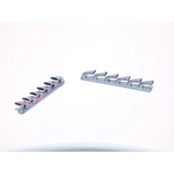 Exhaust Pipes for P-51A Airplane ICM 1/48 REXx 48027 Branch Pipes