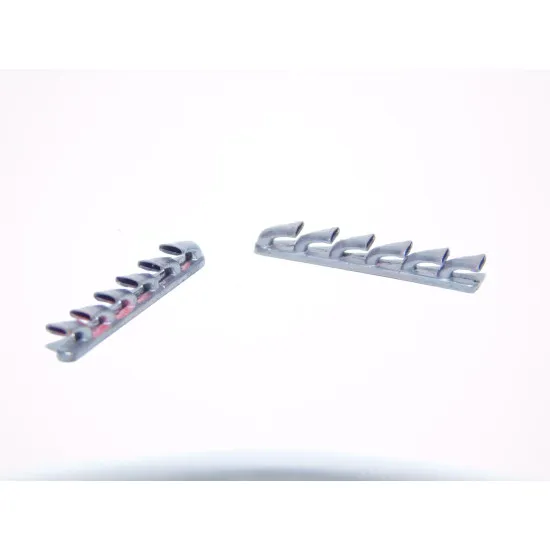 Exhaust Pipes for P-51A Airplane ICM 1/48 REXx 48027 Branch Pipes