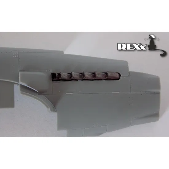 Exhaust Pipes for Ilyushin Il-2 Airplane Tamiya 1/48 REXx 48031 Branch Pipes