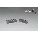 Exhaust Pipes for Spitfire Mk.XII Airplane Airfix 1/48 REXx 48033 Branch Pipes