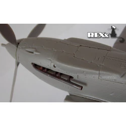 Exhaust Pipes for LaGG-3 Series 1-23 Airplane Univers. 1/48 REXx 48034 Branch Pipes