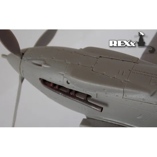 Exhaust Pipes for LaGG-3 Series 1-23 Airplane Univers. 1/48 REXx 48034 Branch Pipes
