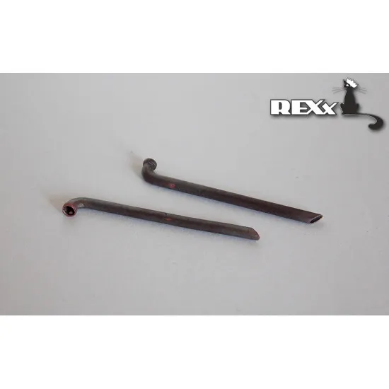 Exhaust pipes for RAF B.E.2c Airplane Roden 1/48 REXx 48036 branch pipes