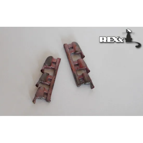 Exhaust Pipes for Spitfire Mk.V high det. Airplane Univers. 1/48 REXx 48044 Branch Pipes