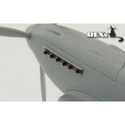 Exhaust Pipes for Yak-3 Airplane Zvezda 1/72 REXx 72001 Branch Pipes